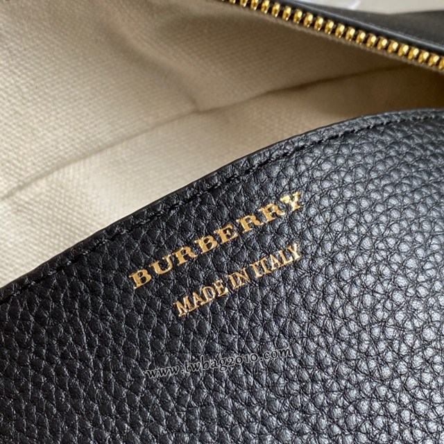 Burberry專門店新款女士帆布手提包 巴寶莉時裝秀款保齡球包Cube立方包 yxb1244